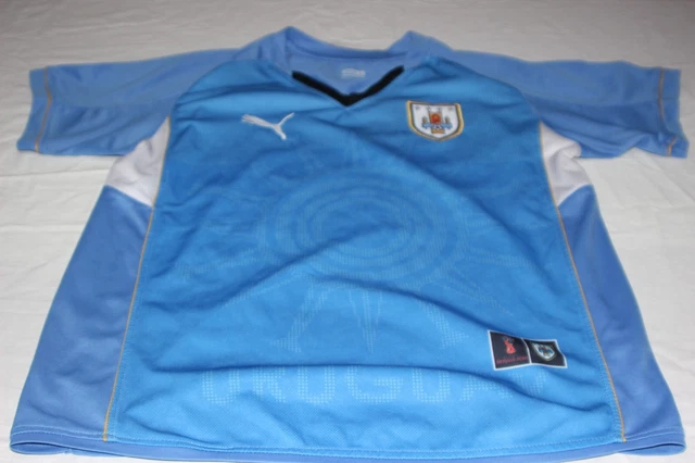 T-Shirt Calcio Della Nazionale Uruguay Marca Puma Taglia L Toppa Russia 2018