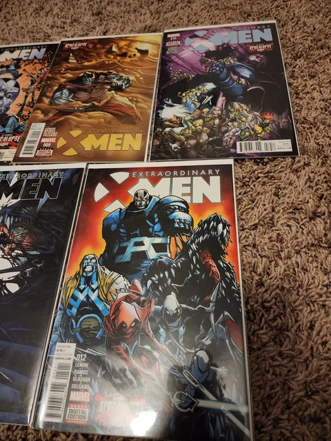 EXTRAORDINARY X-MEN: Apocalypse Wars #8 9 10 11 12  Marvel Comics Lot of 5 3