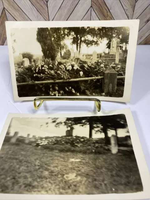 Real Photo Post Card Cemetery unsent 2