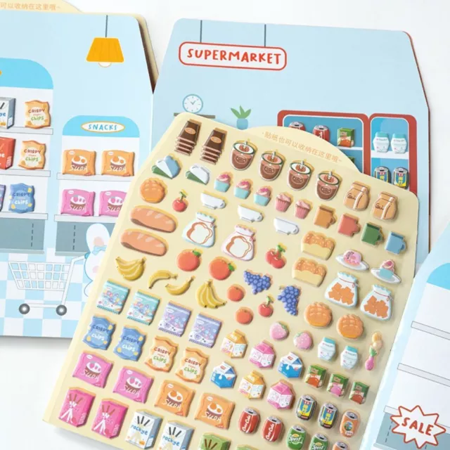 DIY Goo Card Handbook PVC Bubble Sticker Book Kawaii   Hand Ledger