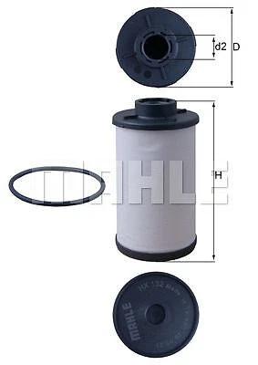 KNECHT MAHLE FILTRO OLIO CAMBIO AUTOMATICO adatto per AUDI A1 A3 Q2 Q3 TT SEAT