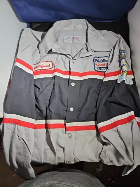 Vintage  Subaru Technician Uniform Mens Work Shirts Automotive Dealership