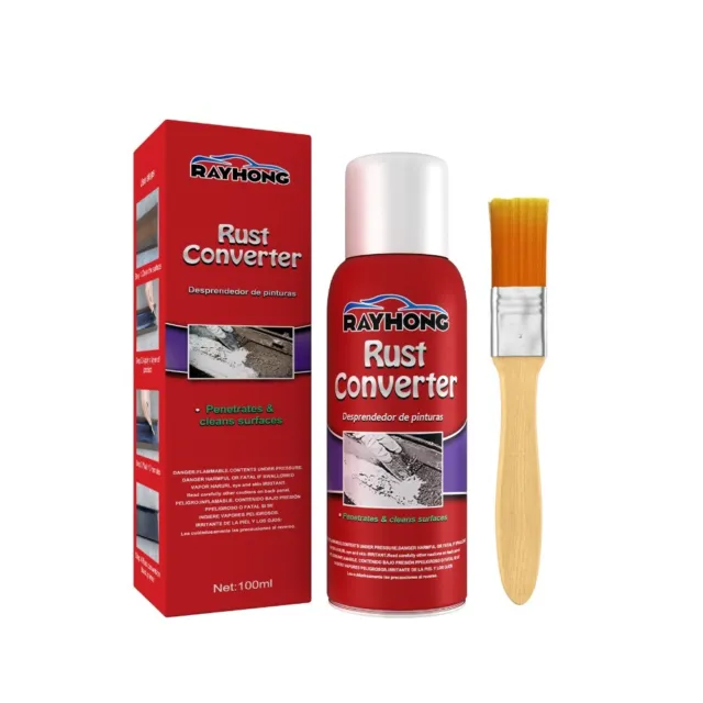 Auto Rust Remover Spray Metal Etching Rust Neutralizer 120ml