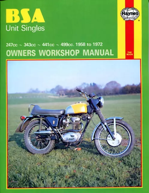 Manual Haynes for 1960 BSA C 15 (247cc)