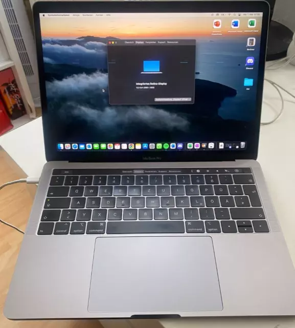 Apple MacBook Pro Touchbar 2018 13,3" 2,3GHz i5 8GB RAM 256GB SSD - Teildefekt