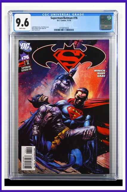 Superman Batman #76 CGC Graded 9.6 DC November 2010 White Pages Comic Book.