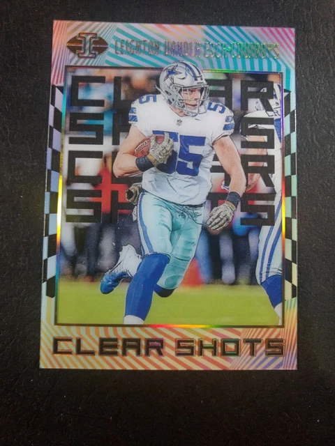 LEIGHTON VANDER ESCH 2019 ILLUSIONS Clear Shots GOLD SP #146/399 Dallas Cowboys