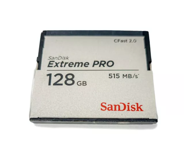 SanDisk Extreme Pro 128GB CFast 2.0 Memory Card - Used