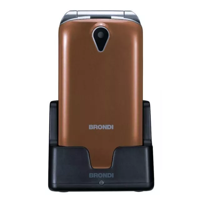 Brondi Amico Mio 4G 7,11 cm (2.8") 106 g Bronze Téléphone pour seniors