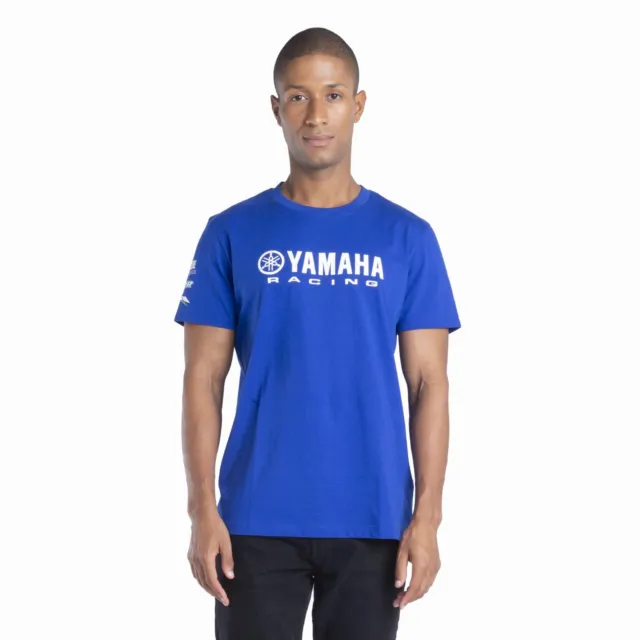 Original Yamaha Paddock Blue Essentials T-Shirt Kollektion 2024