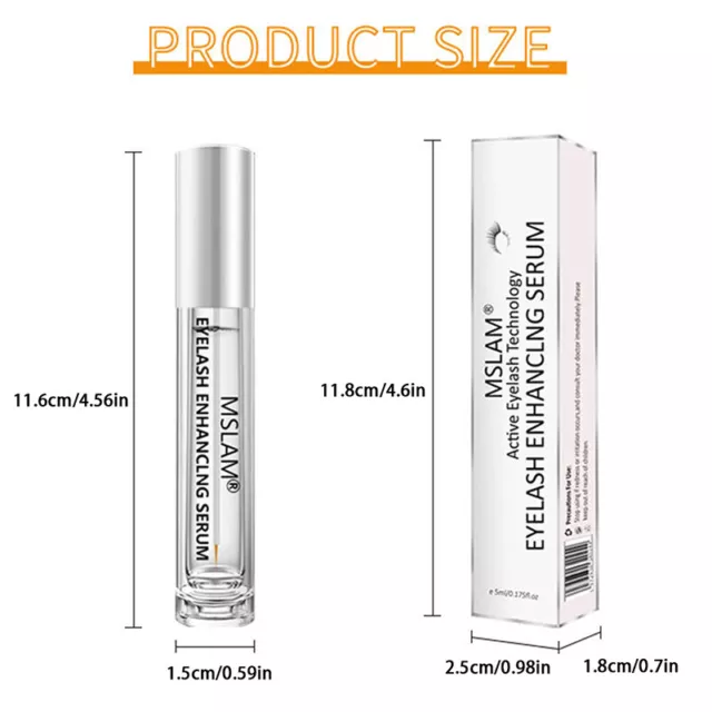 Fast Eyelash Eyebrow Growth Enhancing Serum Thicker Longer Eye Lash Rapid 3