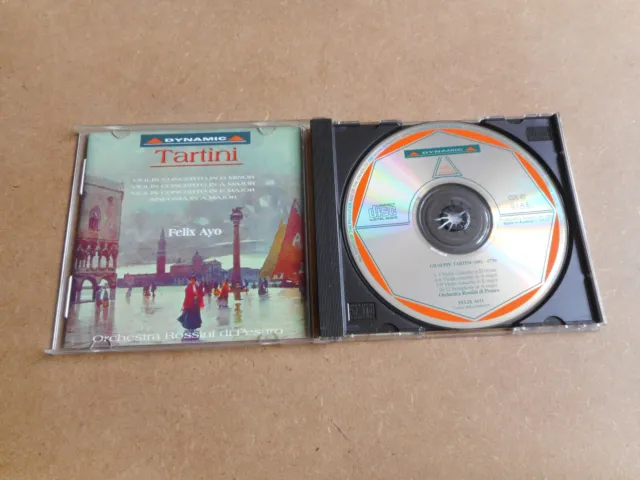 FELIX AYO tartini: violin concertos 1994 DYNAMIC DIGITAL CDS 92