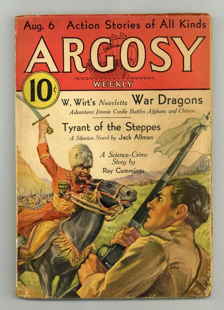 Argosy Part 4: Argosy Weekly Aug 6 1932 GD 2.0