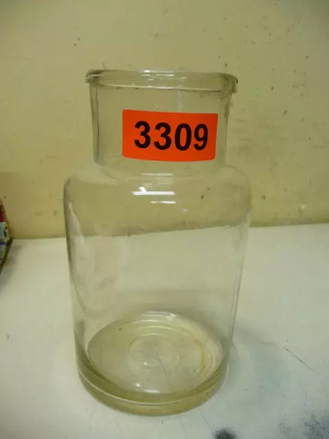 3309. Altes Biedermeierglas Vorratsglas Biedermeier Glas