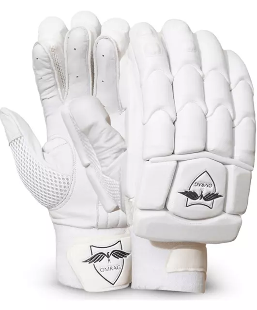 Cricket Batting Gloves - Pro Level - Mens Right/Left - Light Weight - OMRAG