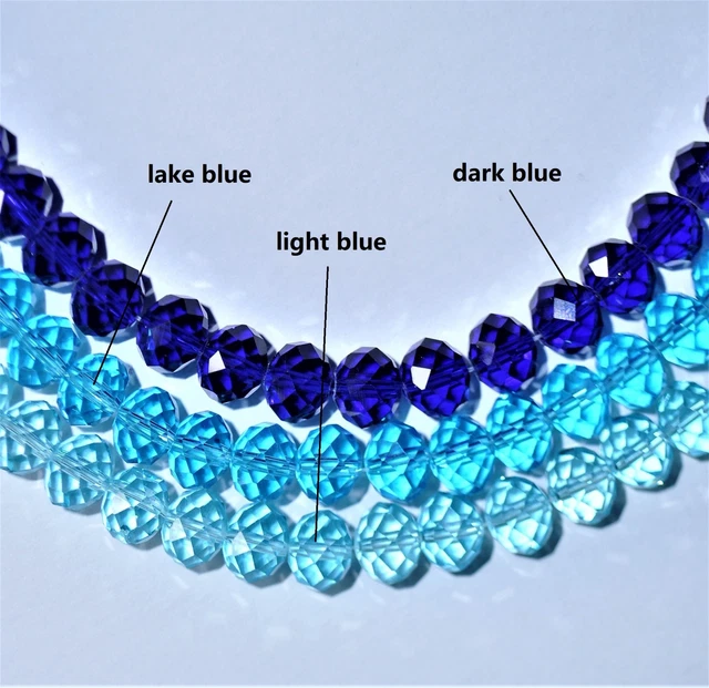 Perles En Cristal De Verre Facetté AB Transparent - Formes Rondes De 6, 8 Et 10 Mm Pour Fabrication De Bijoux
