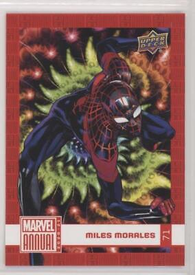 2020-21 Upper Deck Marvel Annual Fractal parallel #71 MILES MORALES spider-man