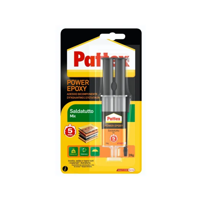 Pattex Saldatutto Mix Pegatina Dos Componentes Perfectamente Claro Extraforte