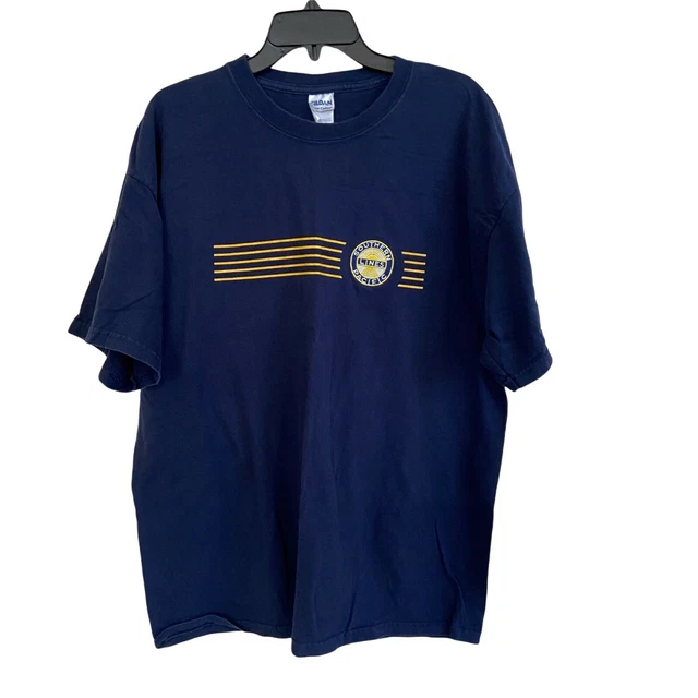 Southern Pacific Lines XL T-shirt Trains Navy Blue