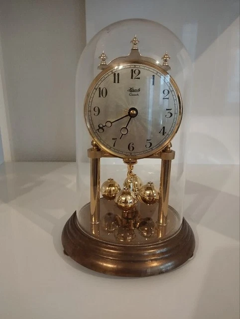 HORLOGE PENDULE SOUS Globe De Table HERMLE Fabrication Allemande EUR horloge-pendule-sous-globe-de-table-hermle-fabrication-allemande-eur