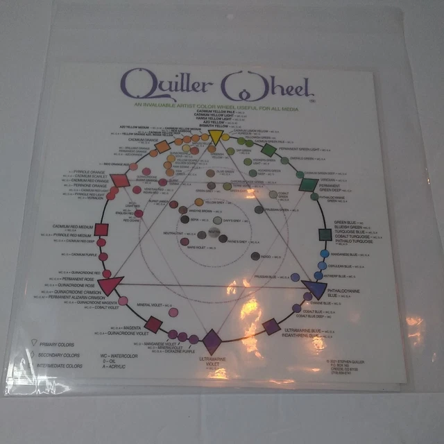 Rueda de color Jack Richeson JACK-499987 para todos los medios de Stephen Quiller