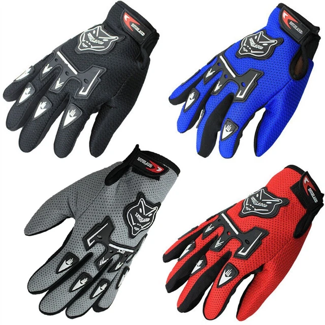 Gants de moto durables pour enfants doigt plein équipement de protection sports