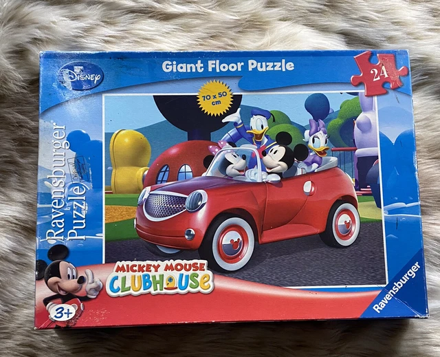 DISNEY MICKEY MOUSE Clubhouse 24 Piece Giant Floor Puzzle Ravensburger ...