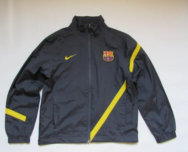 BARCA ZIP WOVEN Warm Up Jacket NIKE FC Barcelona kids boy S 128
