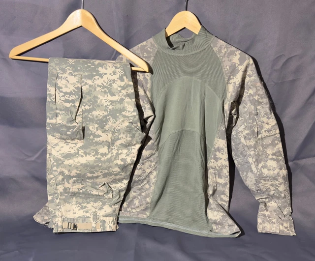 USGI ACU Pants US Army ACU Pants - Digital Camo, Medium Short, Cotton/Nylon Ripstop | Used Good Condition Army Advanced Combat Pants