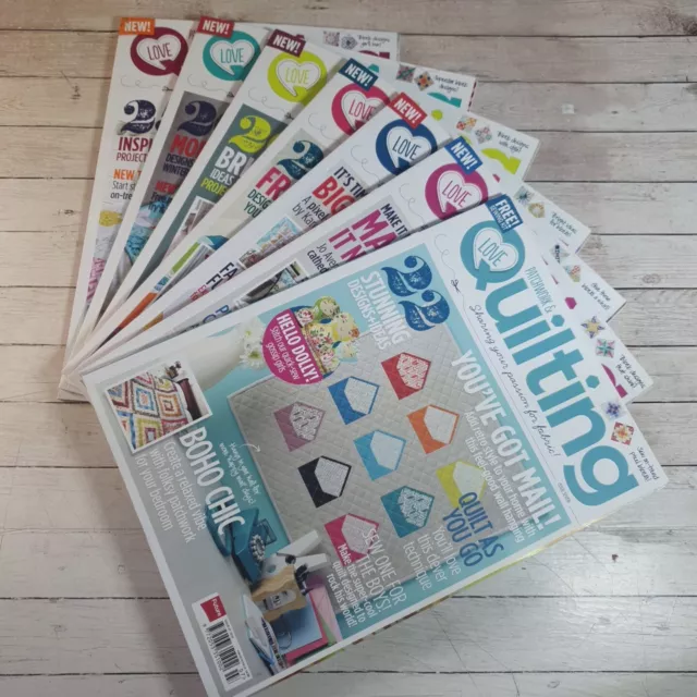 British Patchwork & Quilting Magazine Bundle - 7 issues 1- 7 2013