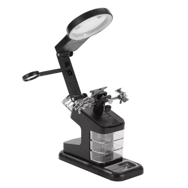 Third Helping Hand Magnifier- Black