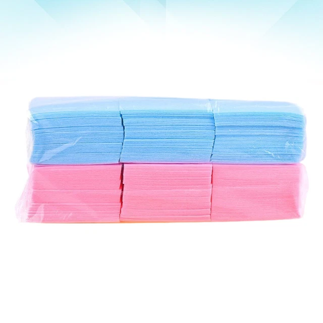 2 bolsas removedor desechable almohadilla sin pelusa para remojo de uñas removedor de uñas para remojo
