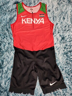 NIKE PRO ELITE Singlet Kenya Speedsuit Men's Size L Olympic Track and Field $74.99 - PicClick