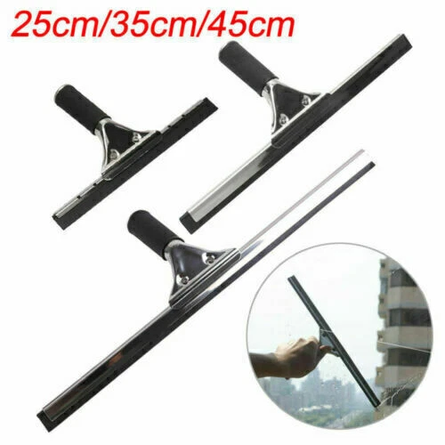 55 Fensterabzieher PROFI 45 35 cm G9O3 / Fensterwischer 25 Schwarz Edelstahl / /