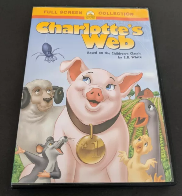 CHARLOTTES WEB (DVD, 2001, Full Screen Version) 
