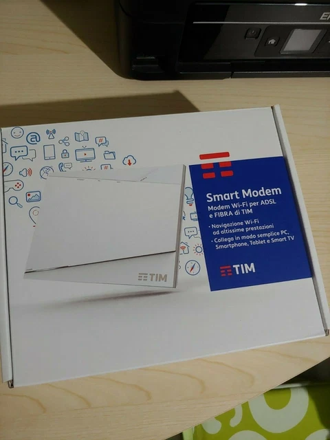 SMART MODEM ROUTER Tim 2019 Telecom Adsl Vdsl Fibra Wi-Fi Sercomm Ag ...