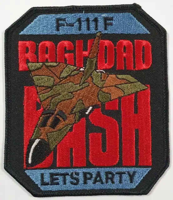 494th FS RAF LAKENHEATH F-111F Let's Party Cloth Badge Patch.