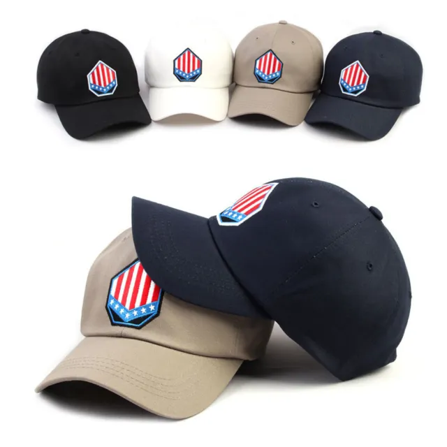 XL~2XL 61~64Cm Stars & Stripes Unisex Mens Solid Color Baseball Cap Trucker Hats