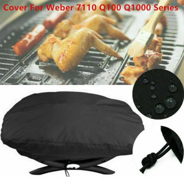 Pour Weber 7110 Q1000 housse de barbecue portable résistante à l'eau et protec
