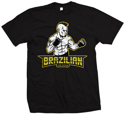 Jiu Jitsu Brasiliano T Shirt - Bjj Fight Wear Mma - Misto Arti Marziali Apparel