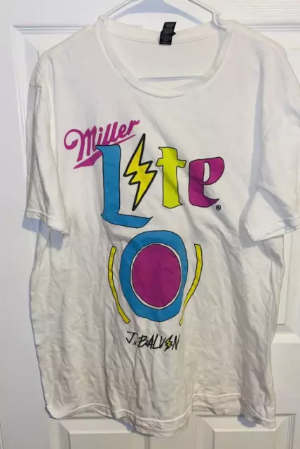 Miller Lite x J. Balvin Latin Music T-Shirt Men’s Size XL Limited Promotion