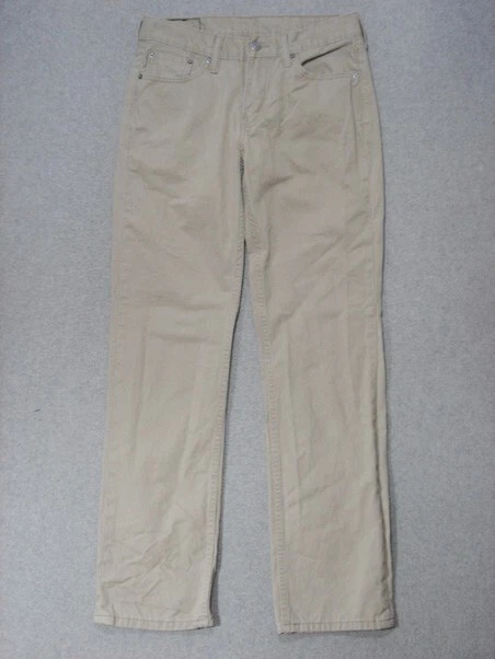 SB01417 2015 **LEVI'S** 514 SLIM FIT JEANS 30x32 (msr 29"x31") BEIGE