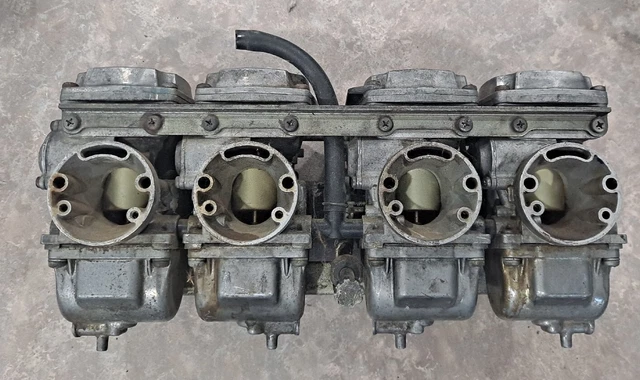 Kawasaki KZ 1000 Carbs 34mm Mikuni Carburetors Z1 R Z Caps Bowls Floats 34 LTD C