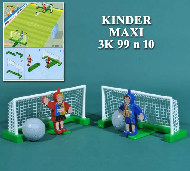 Kinder Maxi 1999, Italie, 3K99 n10 jeu de football + BPZ