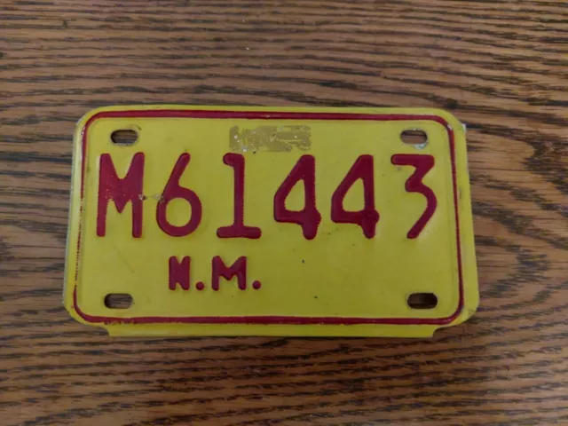 US license plate New Mexico N.M. MC  Kennzeichen USA Nummernschild MOTORRAD