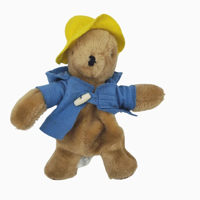 RARE 18& VINTAGE Paddington Bear Plush with Jacket and Hat Eden Toys