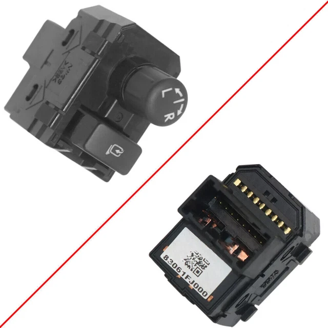 Interrupteur Rétroviseur Pour Opel Astra F, Corsa, Vectra B, Zafira - Remplacement OEM 9030841