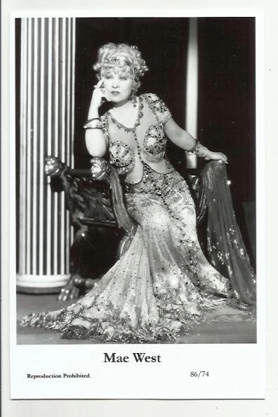 (Bx34) Mae West Swiftsure Photo Postcard (86/74) Filmstar Pin Up Glamor