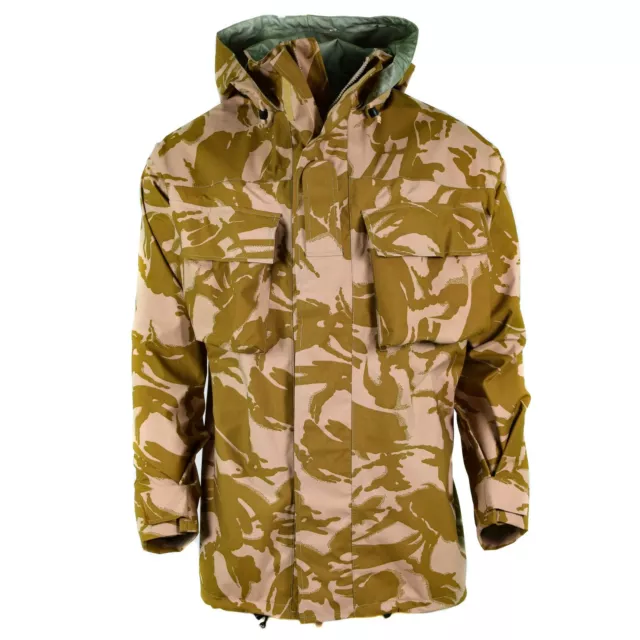 Genuine British army combat jacket desert camo MVP goretex waterproof rain NEW