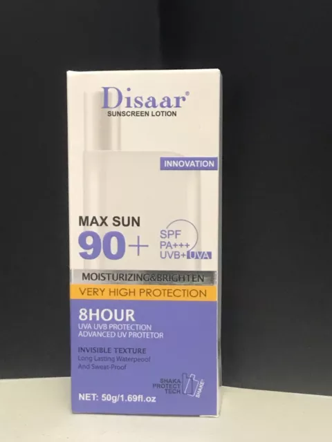 2x Paquetes Protector Solar Disaar SPF90 PA++Crema Blanqueadora Bloqueadora Solar 3